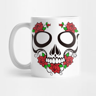 Rose Skull Mug